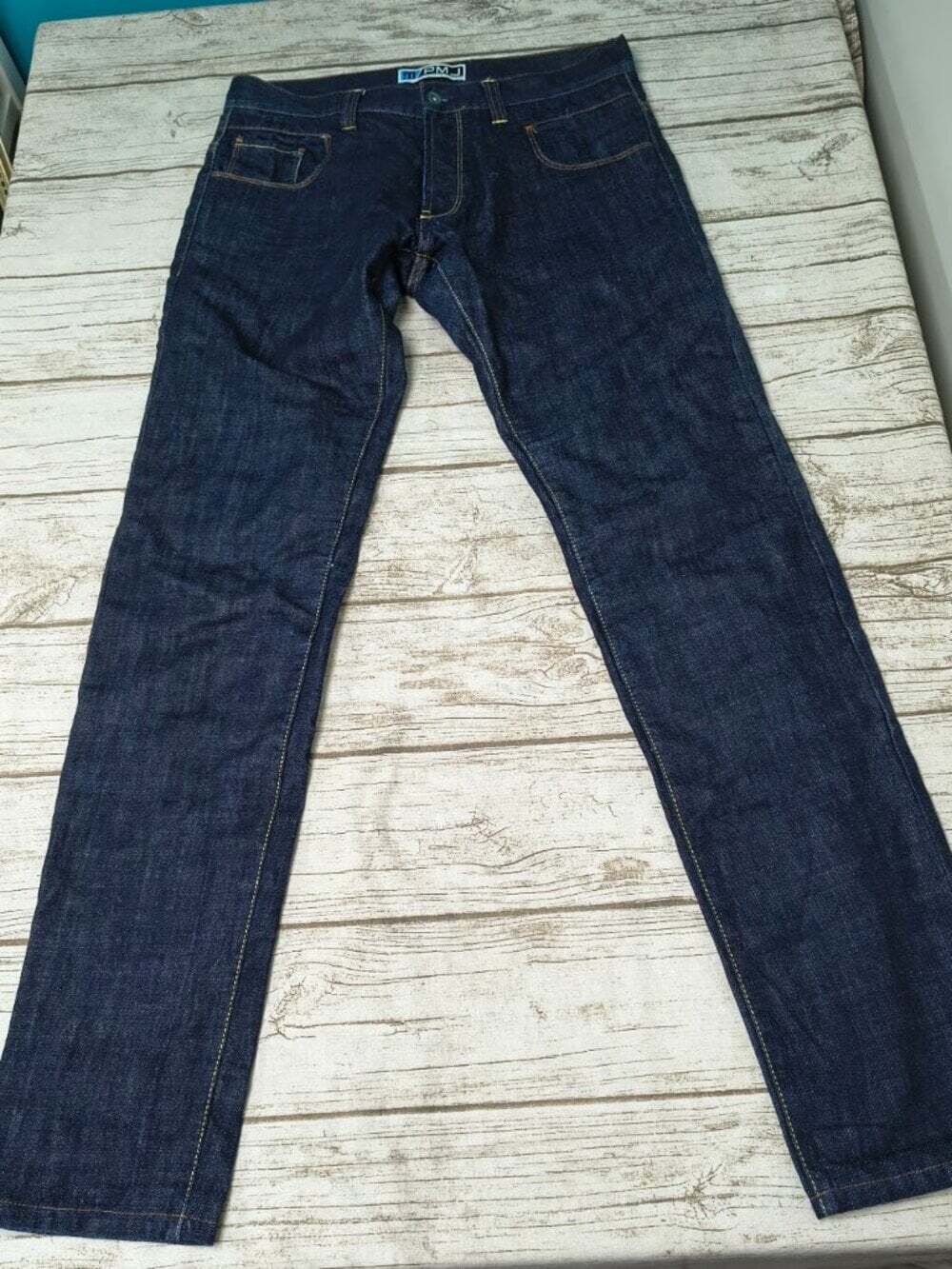 PMJ Promo Jeans City Raw Selvedge Motorcycle Jeans Mens 36 Armored Twaron